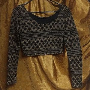 Vintage Tribal Crop Top